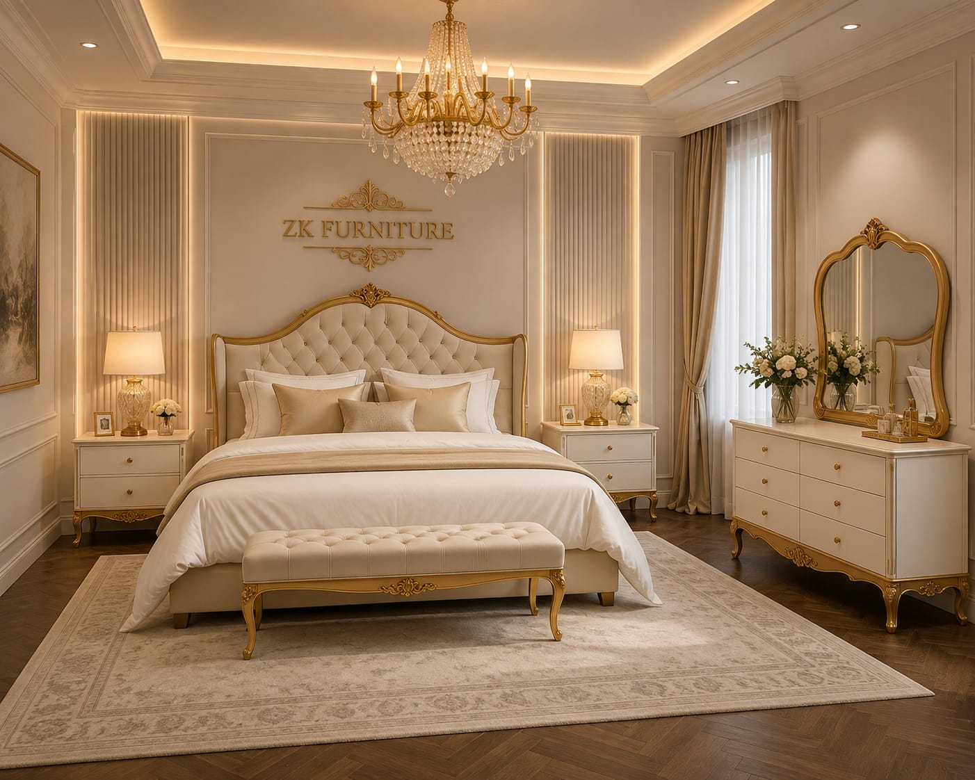 Classical Bed Set